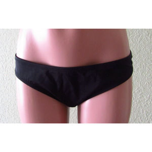 Nike Bikini Bottom women Black Solid Swimwear Style NESS8394 Size XL